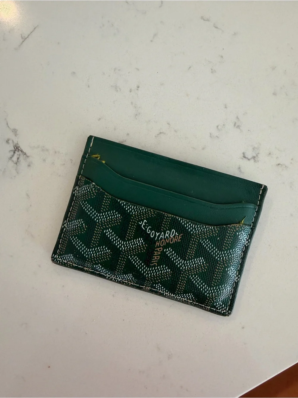 Dark Green Card Holder